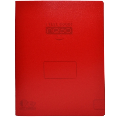 Caiet dictando, A4, 80 file, coperta PP, diverse culori, Nebo