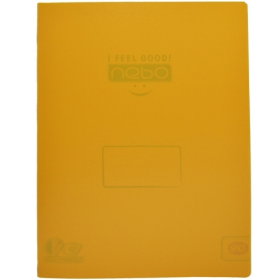 Caiet dictando, A4, 80 file, coperta PP, diverse culori, Nebo