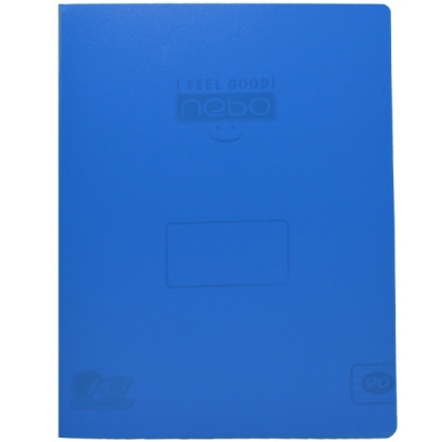 Caiet dictando, A4, 80 file, coperta PP, diverse culori, Nebo