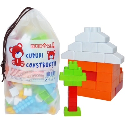 Cuburi constructii, ambalaj mic, 160 piese
