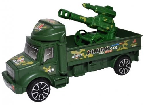 Jucarie Camion militar cu tun si racheta 