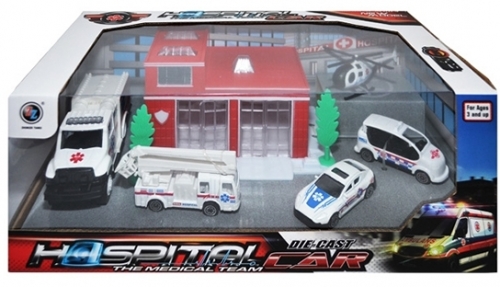 Set de joaca Spital cu accesorii din metal