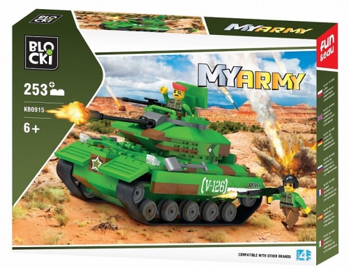 Joc constructie, My Army, Tanc, 253 piese Blocki