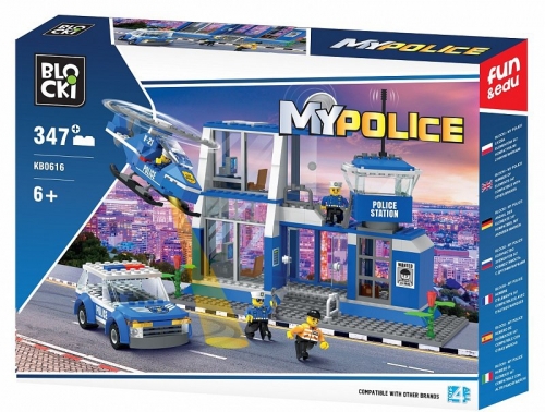 Joc constructie, My Police, Statie politie, 347 piese Blocki