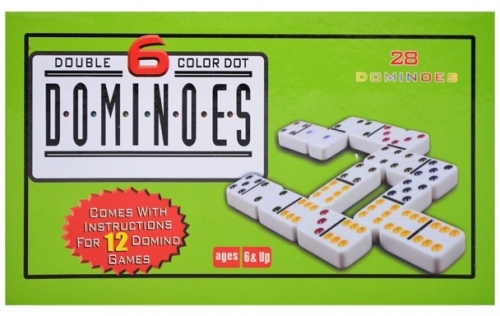 Domino din plastic, 28 piese 