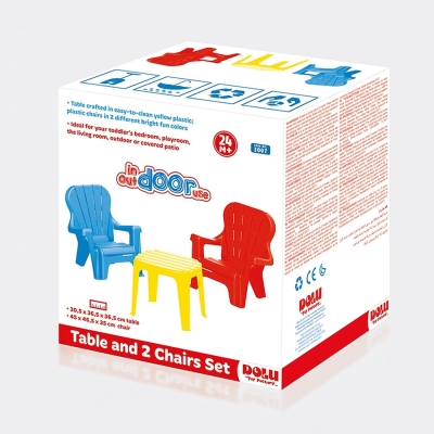 Set masuta cu 2 scaunele, color Dolu