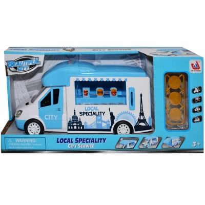 Microbuz street food, cu baterii 
