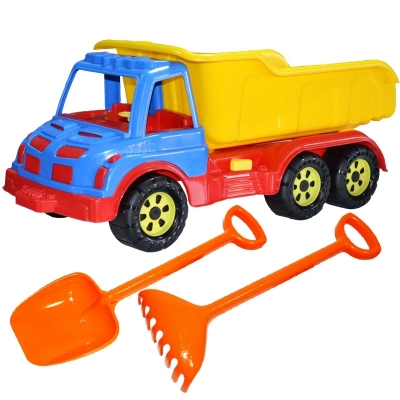 Camion cu lopata si grebla, 60 cm 