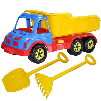 Camion cu lopata si grebla, 60 cm 