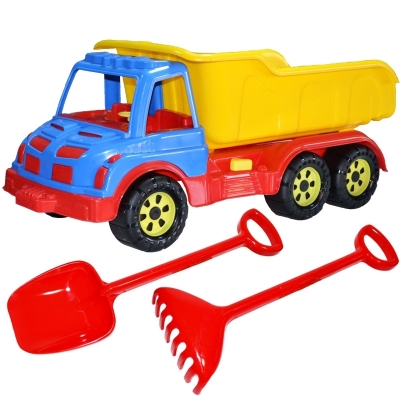 Camion cu lopata si grebla, 60 cm 