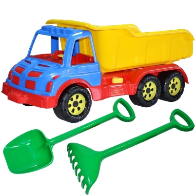 Camion cu lopata si grebla, 60 cm 