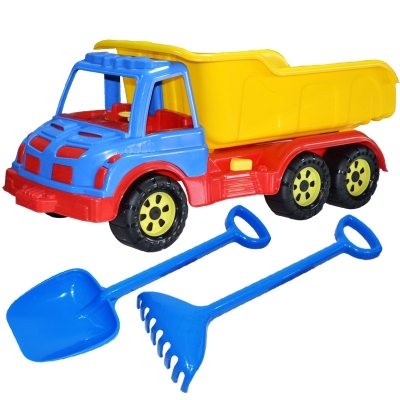 Camion cu lopata si grebla, 60 cm 