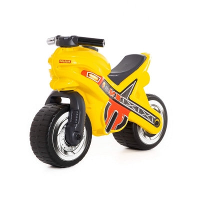 Motocicleta fara pedale 80578 MX-ON, culoare galben, Polesie