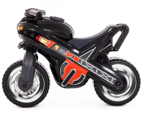 Motocicleta fara pedale MX-ON 80615, culoare negru, Polesie