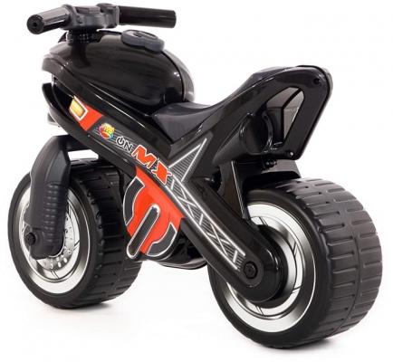 Motocicleta fara pedale MX-ON 80615, culoare negru, Polesie