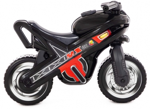Motocicleta fara pedale MX-ON 80615, culoare negru, Polesie