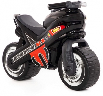 Motocicleta fara pedale MX-ON 80615, culoare negru, Polesie