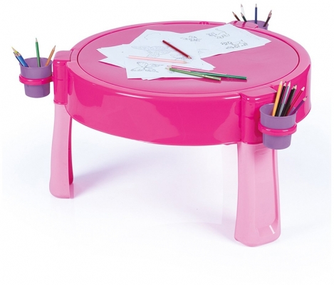 Masuta cu activitati, 3 in 1, Unicorn, roz, 2570 Dolu