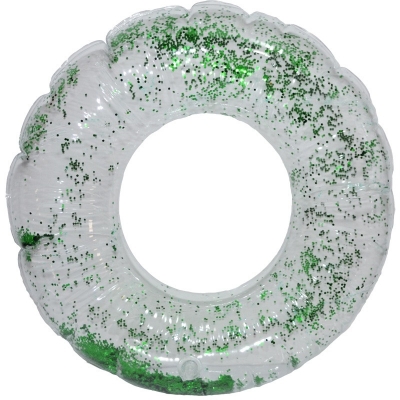 Colac gonflabil baie copii, 90 cm, cu sclipici, diverse culori