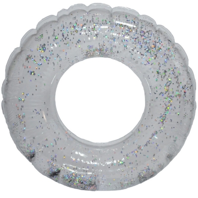 Colac gonflabil baie copii, 90 cm, cu sclipici, diverse culori