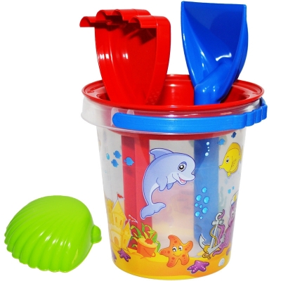 Galetusa pentru nisip, cu 4 accesorii