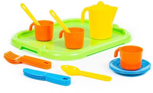Set cescute ceai cu tavita si accesorii 3872 Polesie