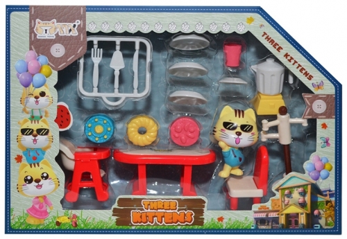 Set de joaca Bucatarie, in cutie, 18 cm 