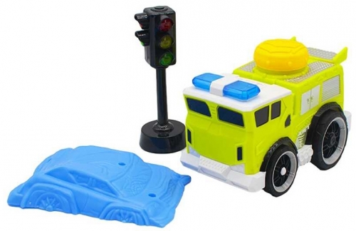 Set de joaca Masina cu baterii si semafor
