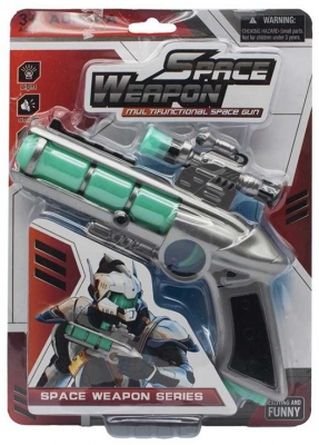 Jucarie Pistol spatial cu baterii