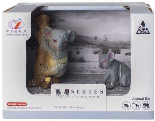 Figurine animale salbatice cu pui, diverse