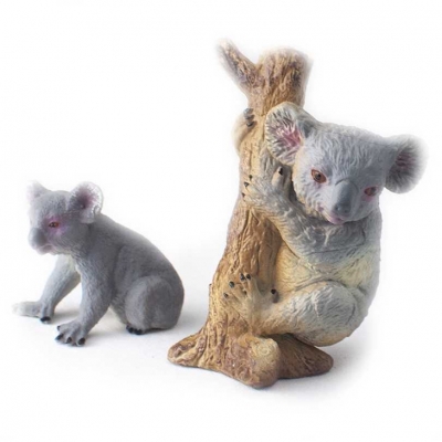 Figurine animale salbatice cu pui, diverse