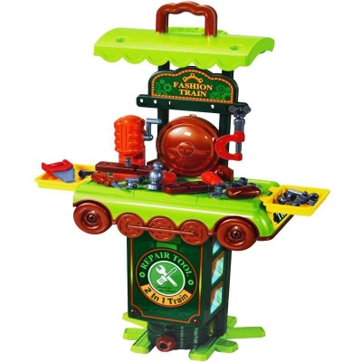 Set de joaca Unelte in gentuta tip trenulet