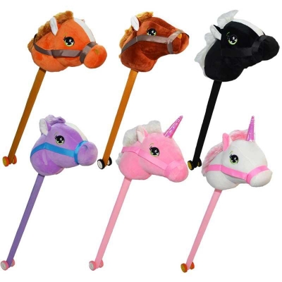 Calut de calarit cu bat, rotile si sunet, 73 cm, diverse modele
