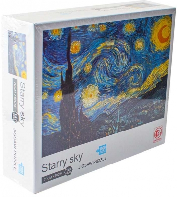 Puzzle din carton, 1000 piese, Noapte instelata