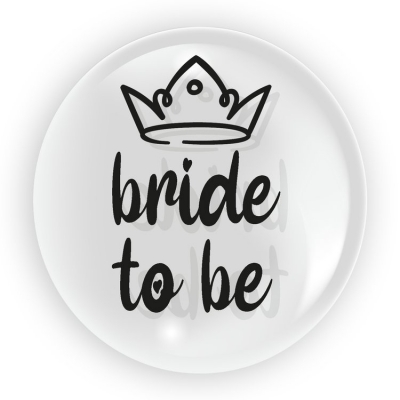 Balon transparent nunta, Bride to be, 45 cm, Tuban