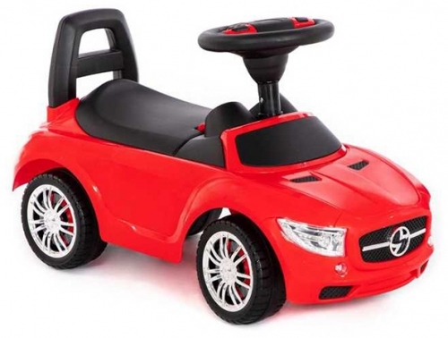 Masina Supercar fara pedale, rosie, 66 cm, Polesie