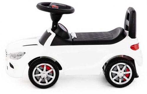 Masina Supercar fara pedale, alba, 66 cm, Polesie