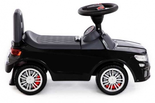 Masina Supercar fara pedale, neagra, 66 cm, Polesie