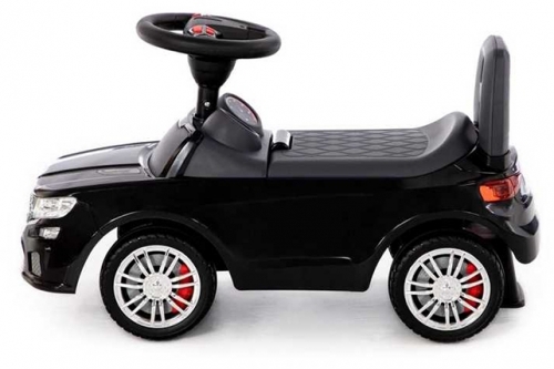 Masina Supercar fara pedale, neagra, 66 cm, Polesie
