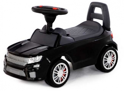 Masina Supercar fara pedale, neagra, 66 cm, Polesie
