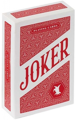 Carti de joc Joker, rosii, Cartamundi 