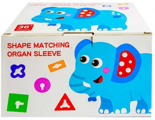 Joc educativ de potrivire, din lemn 