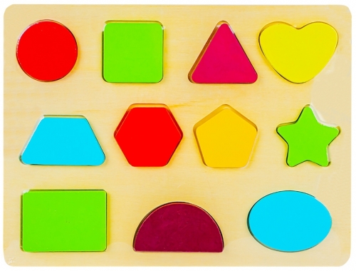 Puzzle din lemn incastru, Litere/Numere/Semne
