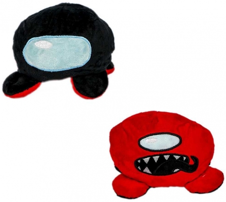 Jucarie reversibila din plus Among Us, 20 cm, diverse culori