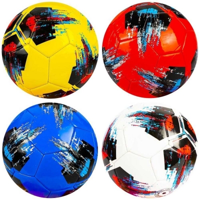 Minge de fotbal PU, numar 5, diverse modele, 350g