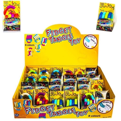 Jucarie senzoriala antistres, Fidget Twist, diverse culori si modele