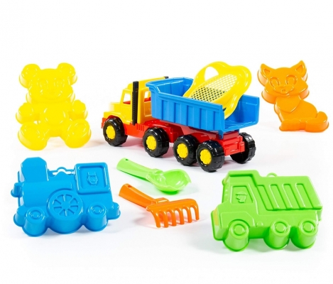 Camion Favorite cu accesorii nisip, 30 cm Polesie