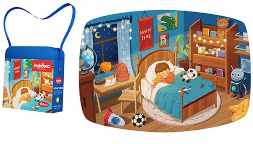 Puzzle in gentuta, model Noapte buna 