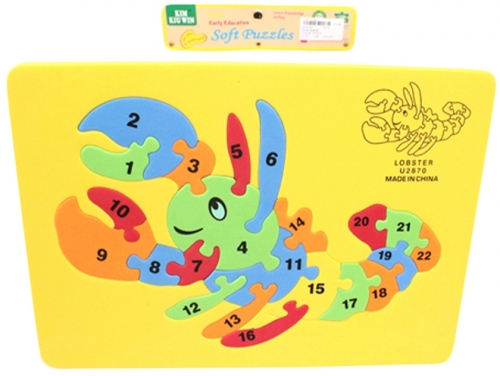 Puzzle EVA, incastru, model Rac 