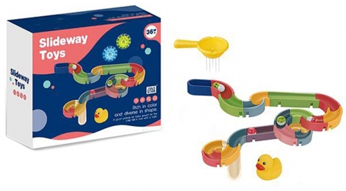 Jucarie pentru baie Tobogan cu accesorii 